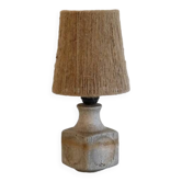 Danish ceramic and rope lamp 1960
