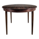 Table scandinave en palissandre avec allonge