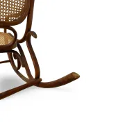Vintage Bentwood Rocking Chair in the Thonet Tradition, by FMG, 1940s/