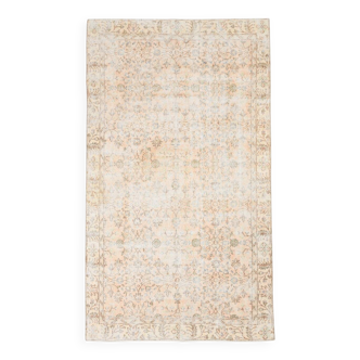 Tapis turc orange pêche 5x9, 154x26 cm