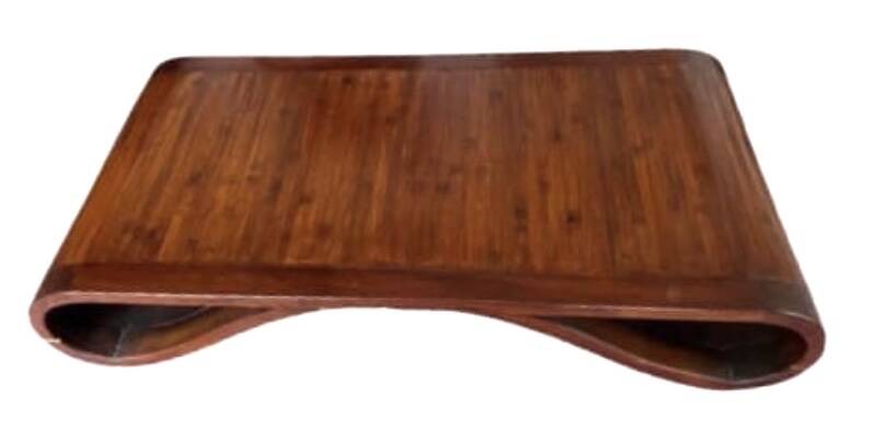 Ethnic coffee table in solid wood, vintage table in solid teak