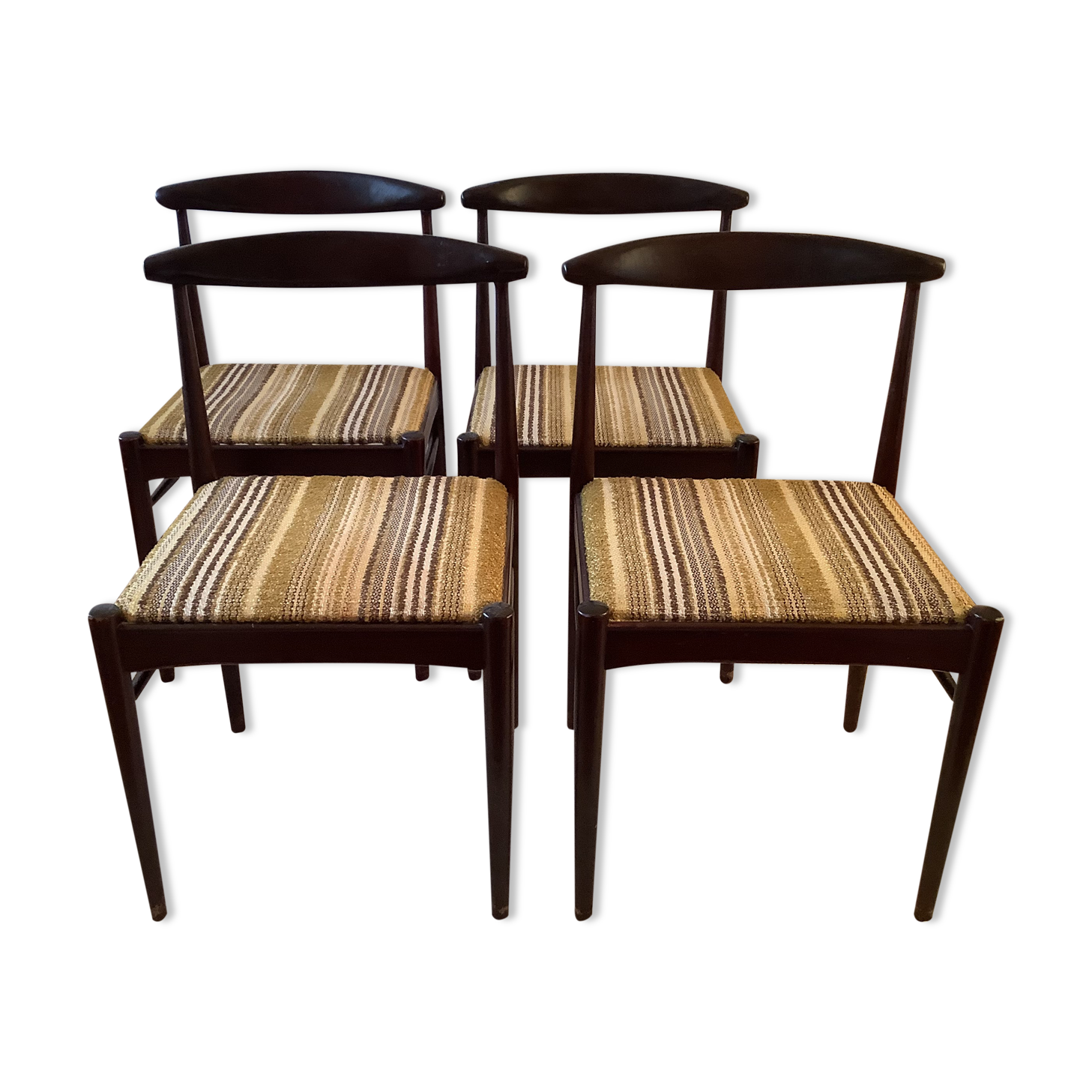 Lot of 4 Scandinavian chairs