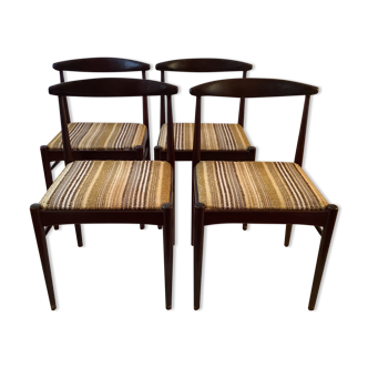 Lot of 4 Scandinavian chairs