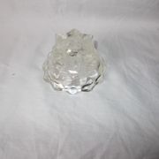 Bougeoir forme en “étoile” en verre cristal