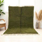 Tapis berbère vert en laine 210/310cm