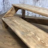 Former wooden workshop step