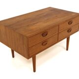 Scandinavian teak chest of drawers, Kai Kristiansen, Feldballes Møbelfabrik, Sweden, 1950