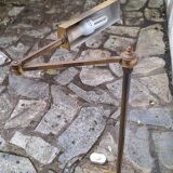 1970s brass floor lamp