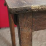 Oak farm table with 2 drawers