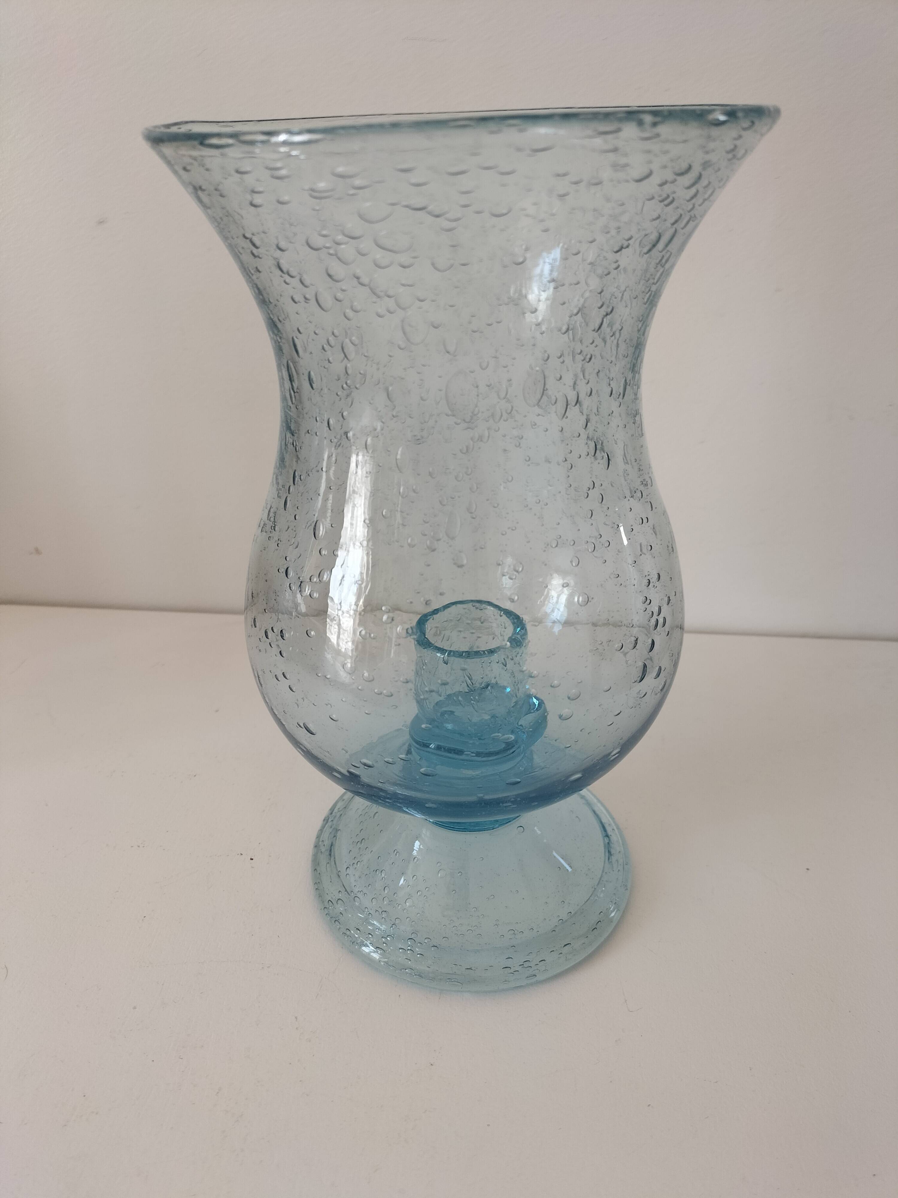 Biot signed tea light holder