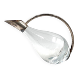 Hollywood Regency silver decanter, Masini Florence Italy 1980s