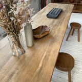 XL farmhouse table in beech and pine 3m