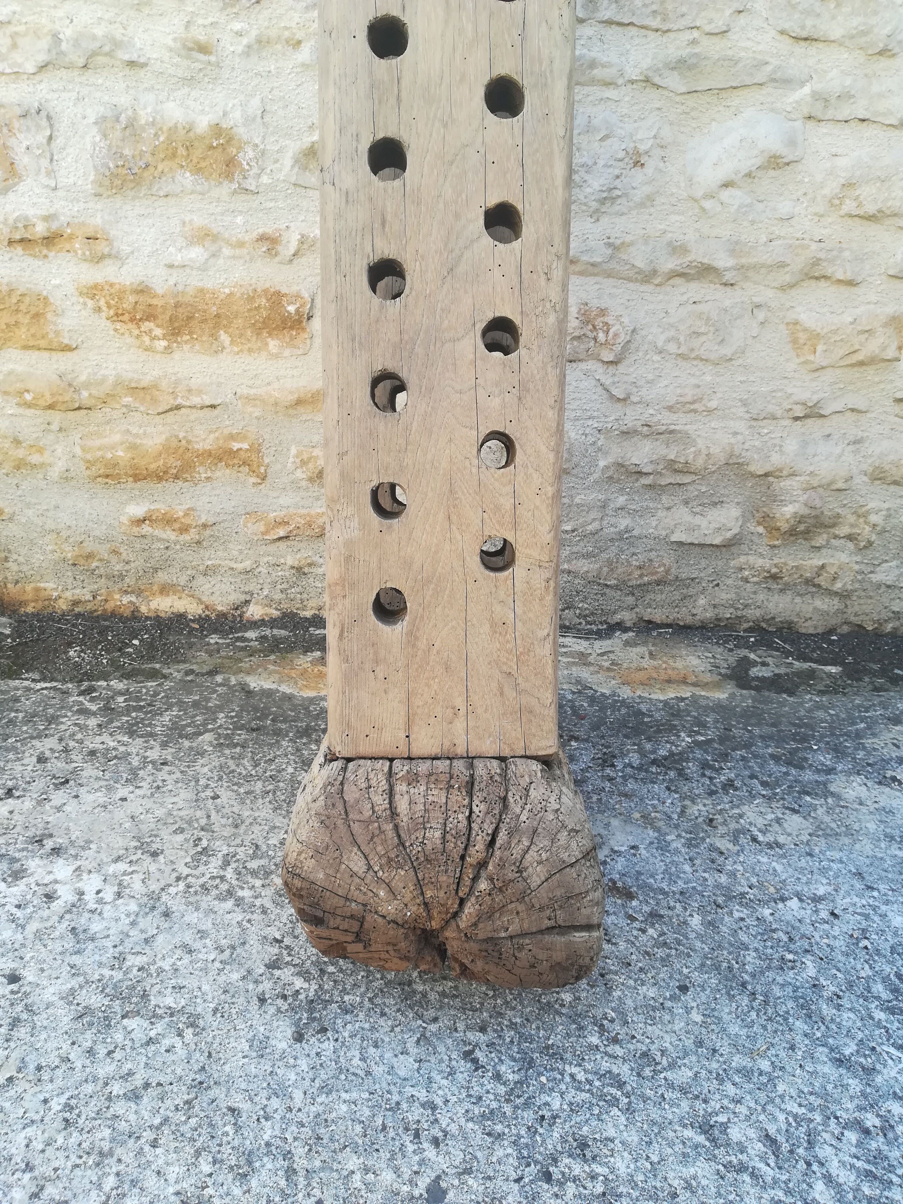 Wooden column
