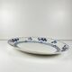 Large oval dish Terre de Fer KG Lunéville, model "Jane", blue, 1890-1915