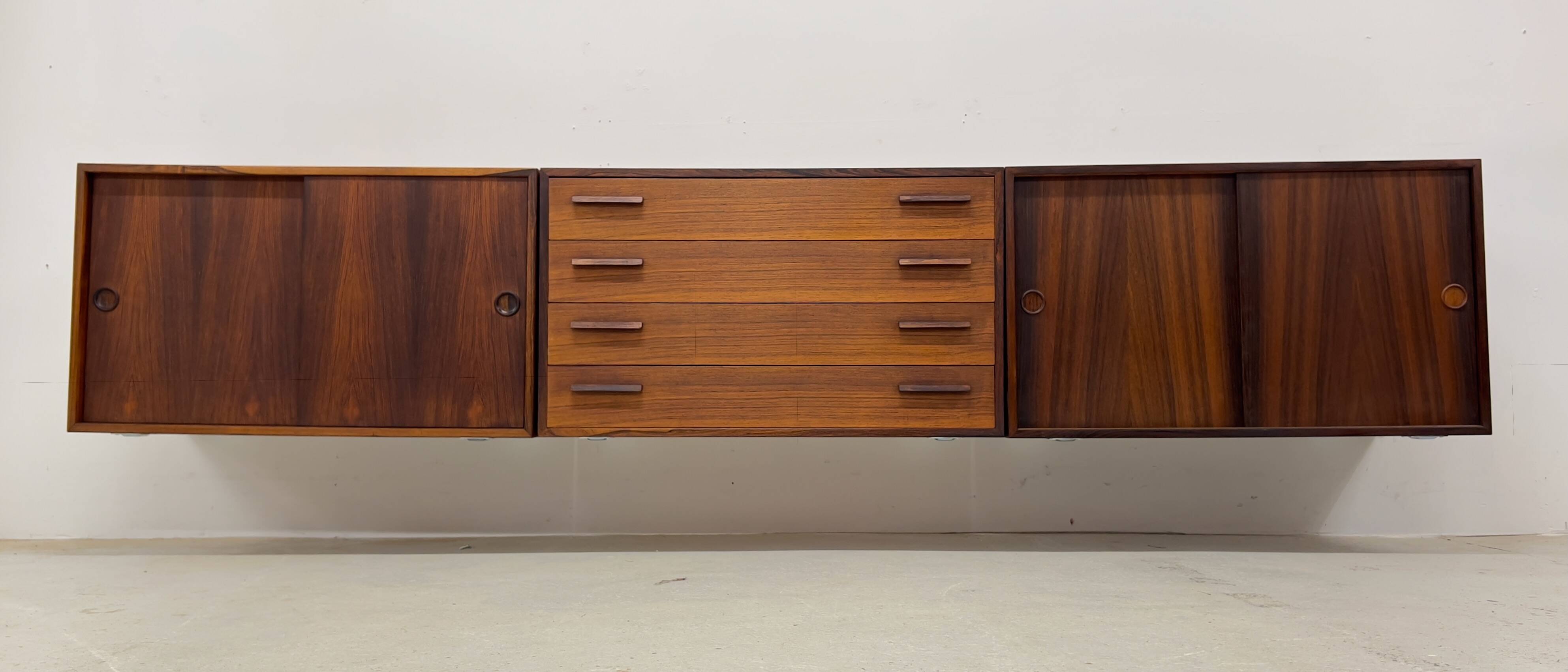 Enfilade murale par Kai Kristiansen pour Feldballes, 1960