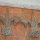 cast iron fleurs-de-lis (pair)