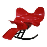 Chaise Longue "Éléphant" de Bernard Rancillac – Édition Limitée 07/100 – Rouge