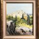 Gustave Fraas XX century. Roussillon. Oil on canvas signed.