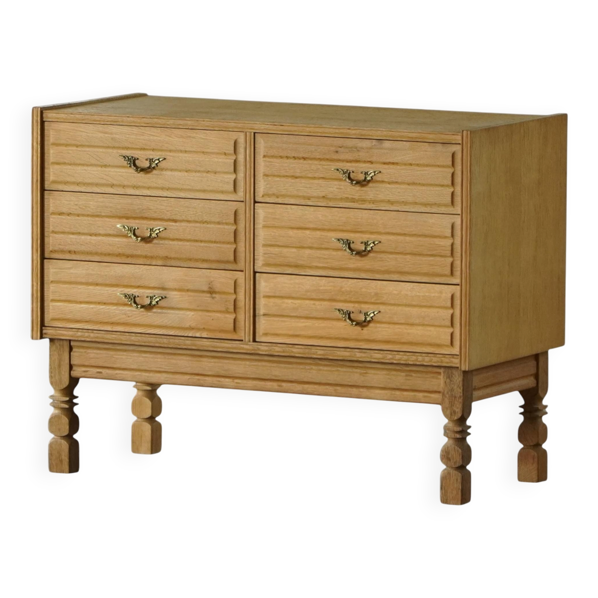 Commode danoise de style « Mid-Century Modern », en chêne, années 1950