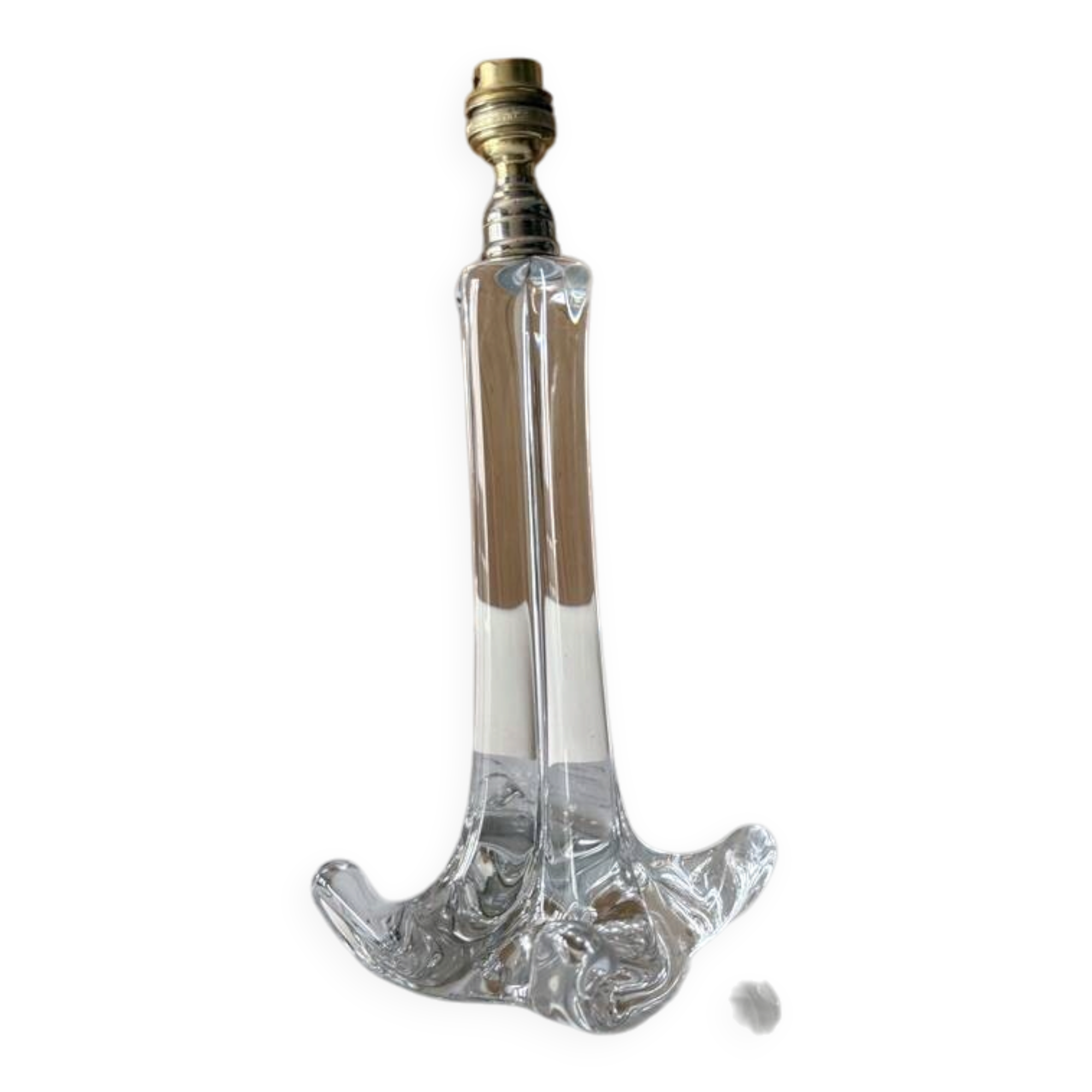 Baccarat crystal lamp base - 1950s-1960s