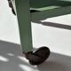 Painted wooden serving trolley, patinated, circa 1950