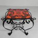 Vintage coffee table with 4 tiles, 1960s