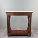 Console Napoléon III en acajou et marbre blanc, XIXe Siècle