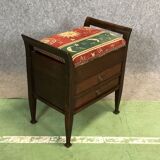 Early twentieth mahogany piano stool