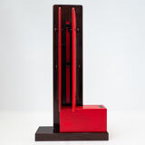 Mid-century red modular coat rack