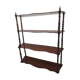 Old shelf to hang or lay in walnut and turned wood