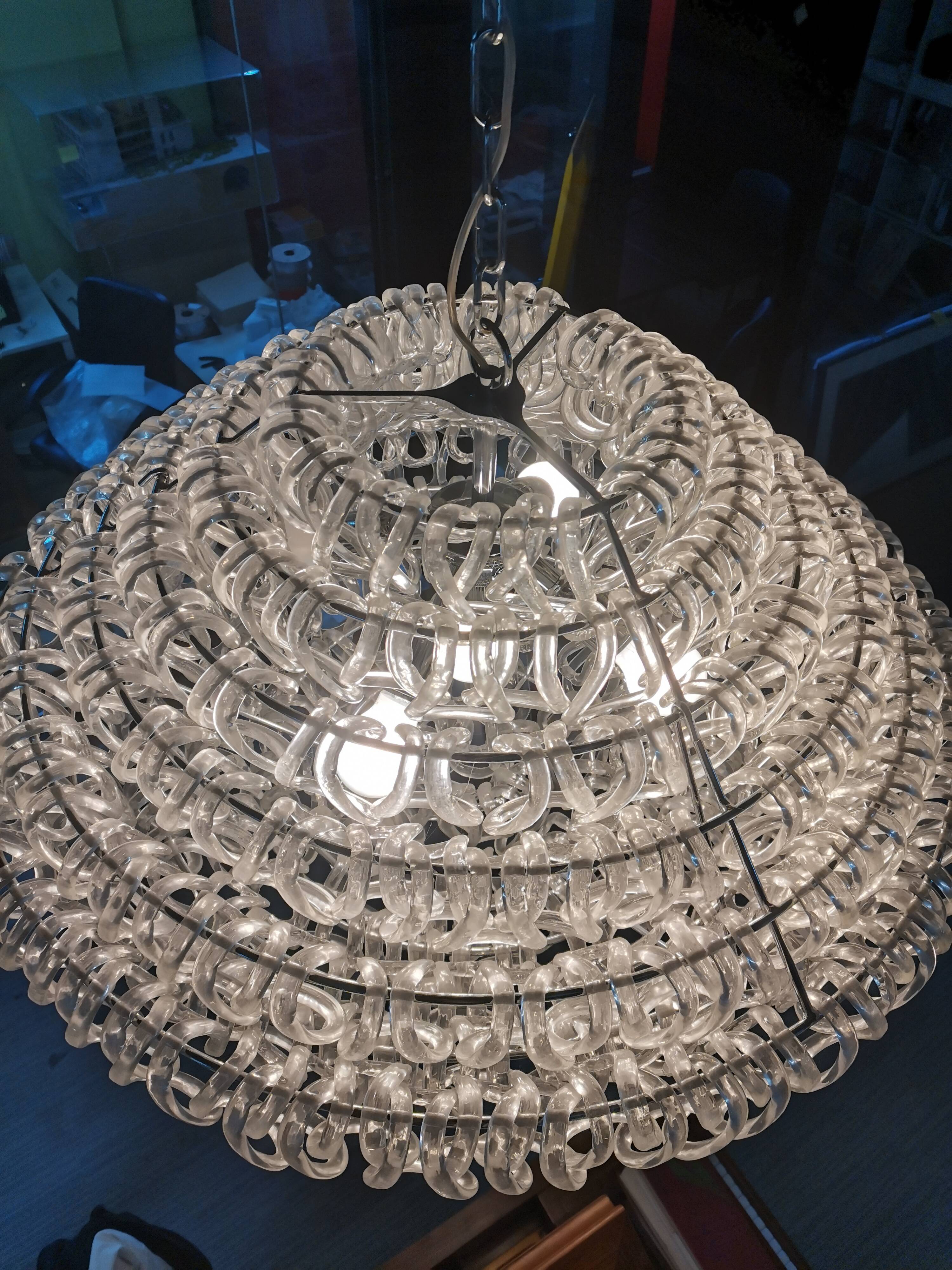 Giogali SP 80 crystal chandelier - Vistosi