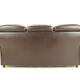 1970s Three-Seat Leather Sofa/ Bed, Czechoslovakia