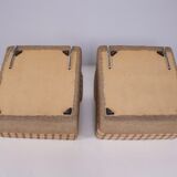 Pair of convertible armchairs 1970