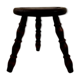 Rustic tripod dark wood tripod