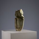 Abstract soapstone bird sculpture