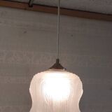 Art Deco portable lamp in glass paste - mid 20th century