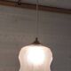 Art Deco portable lamp in glass paste - mid 20th century