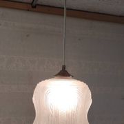 Art Deco portable lamp in glass paste - mid 20th century