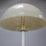 Lampadaire en métal et plastique blanc, Allemagne 1970