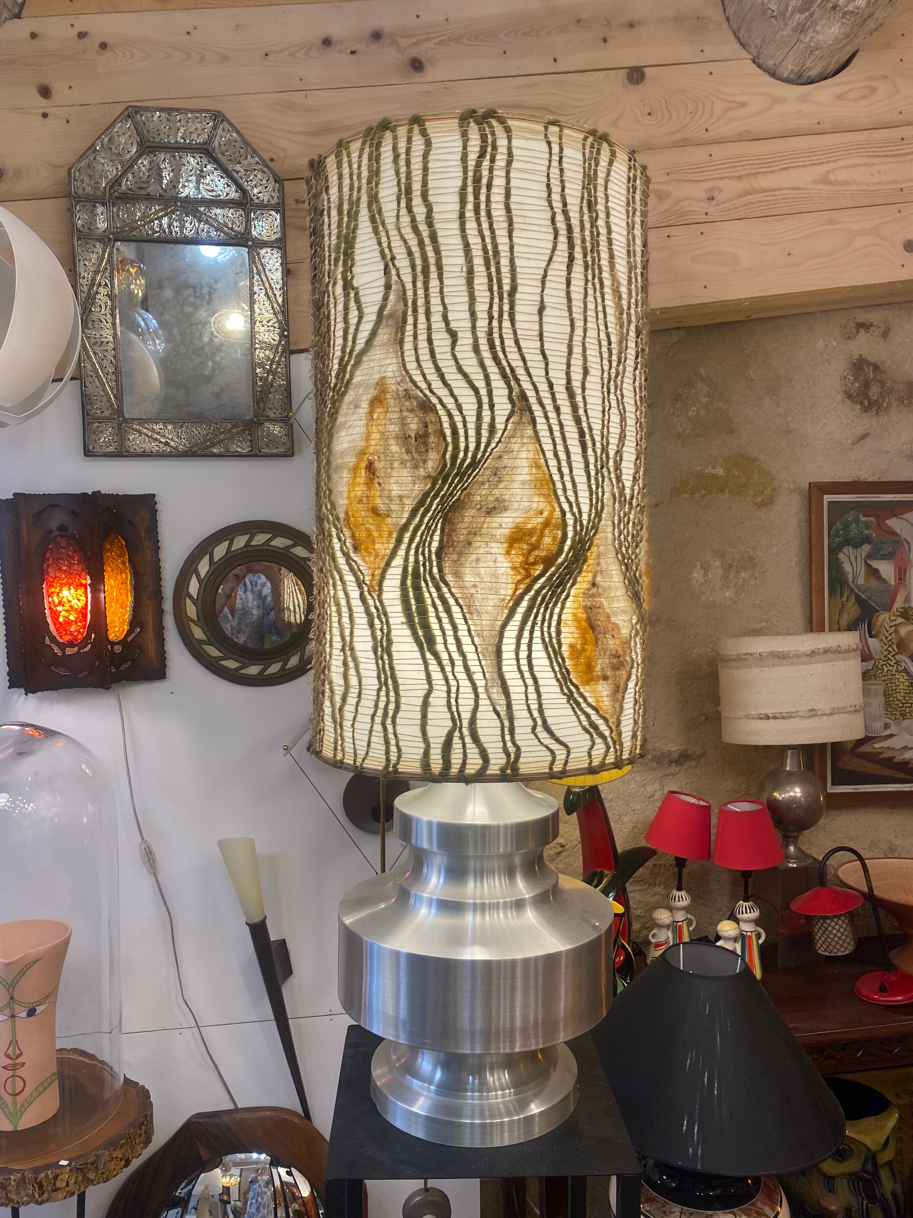 Vintage metal floor lamp