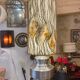 Vintage metal floor lamp