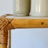 Rattan magazine holder