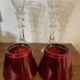 Baccarat Candle Holder Pair