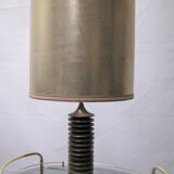 Brass table lamp from the 70s