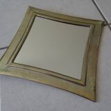 Hammered metal mirror design