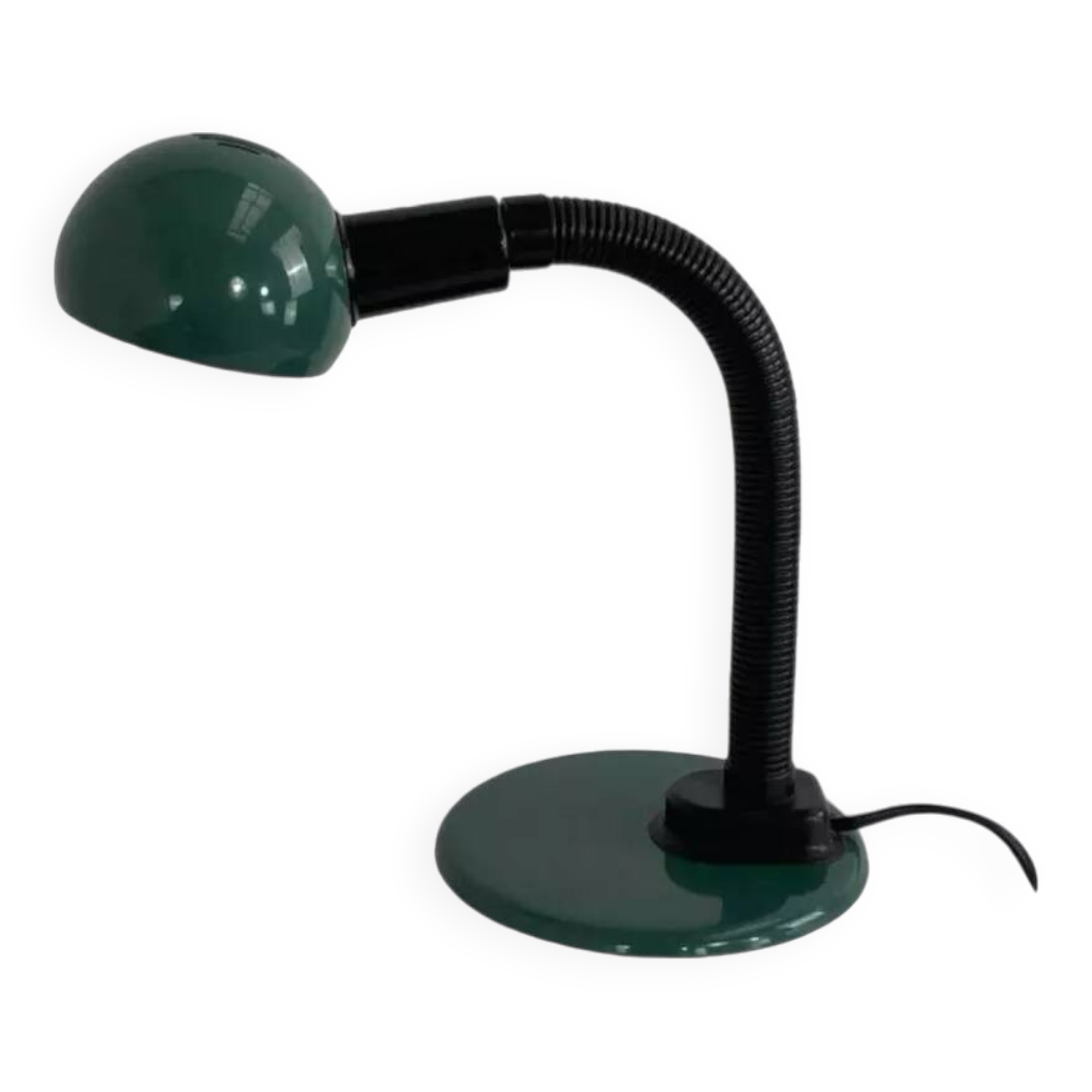 Forest green 90s desk lamp