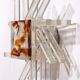 Glass wall light from PoliArte, Italy, 1970s