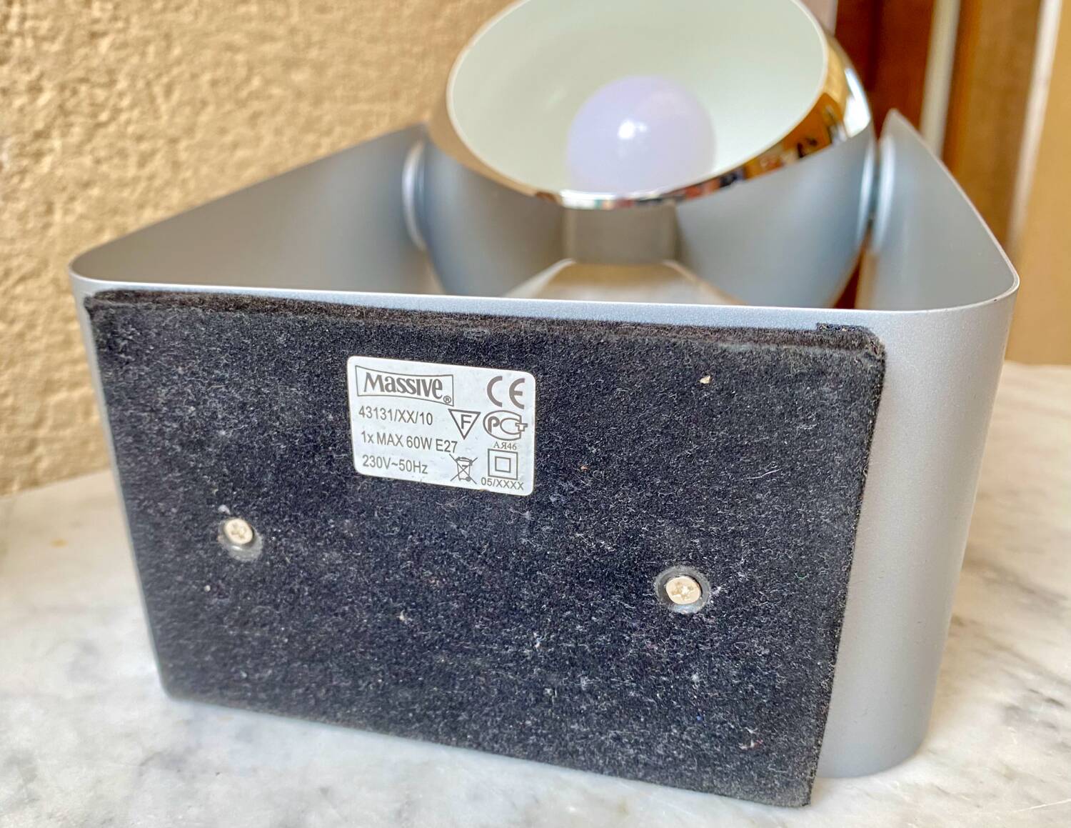 Vintage 90s eyeball desk lamp massive Belgium