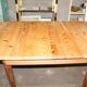 Table extensible pin massif