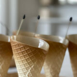 Set of 5 ice cream cups Italy 1960